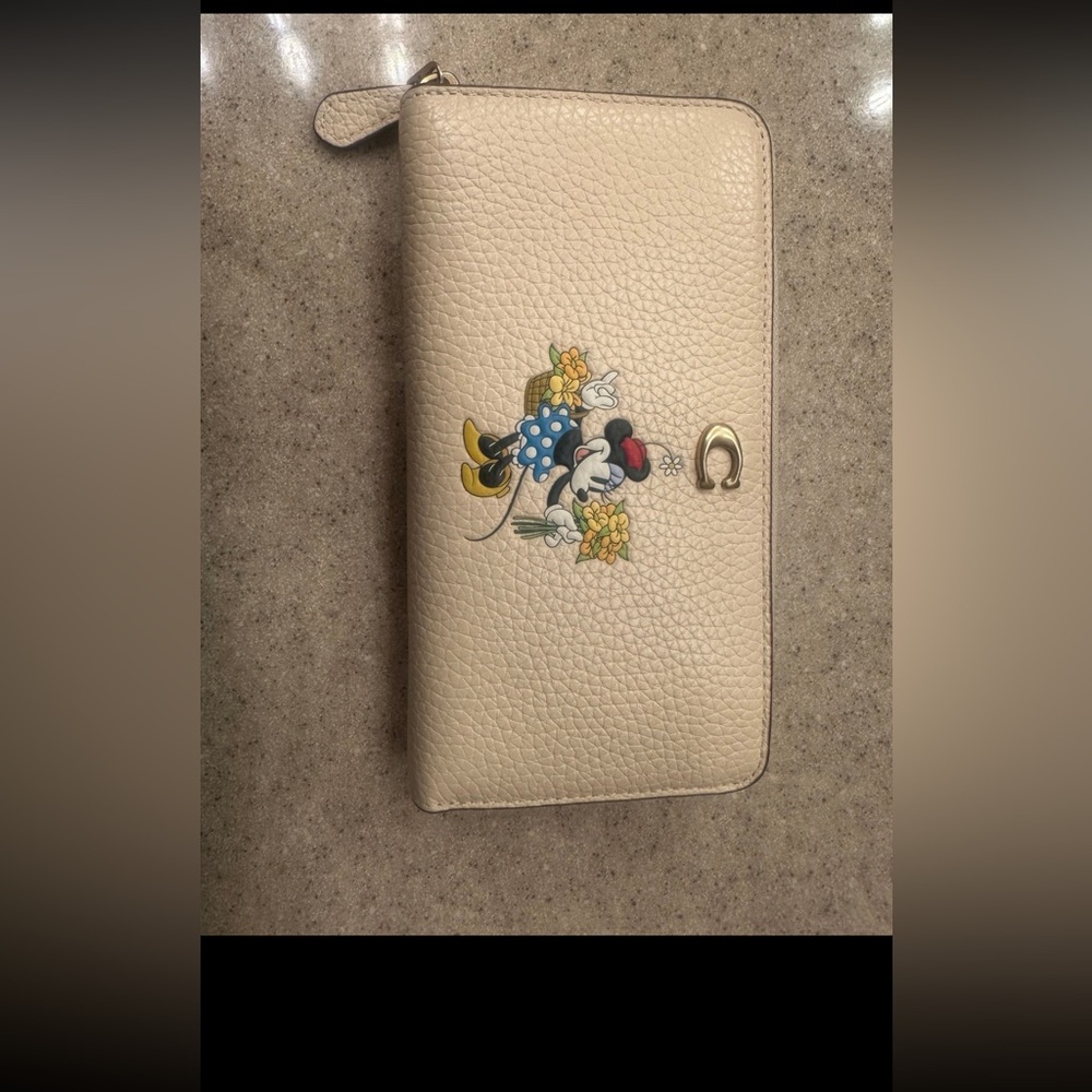 Coach x Disney Cream Wallet